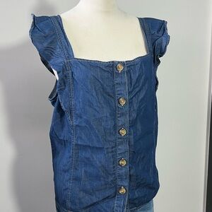 Denim top